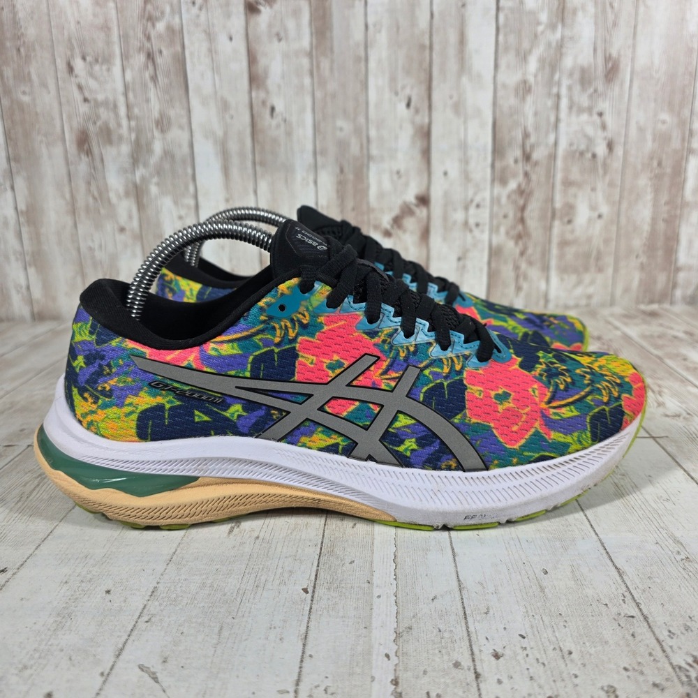 ASICS GT-2000 11 Womens Running Shoes Multi Color Floral 1012B444 Size 9